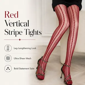 Stocking | Jacquard Tights | Texture Contrast & Anti-Snag | Perfect for Coachella & Rave Wear | Coachella Queen Essential | TikTok Viral 2026