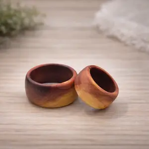 Cedar Wood Ring – Natural Handmade Wide Band Ring