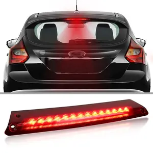 LED Third Brake Light For 2012-2018 Ford Focus Hatchback & 2011-2018 Fiesta Hatchback | High-Mount Stop Lamp Assembly | LED Taillight Replacement Bar