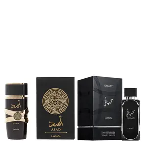 Lattafa Asad + Hayaati Black Fragrance Duo, Men's EDP Fragrance Multi-Pack, 3.4 oz Spray Per Bottle, Alcohol Base, Notes: Black Pepper-Pineapple, Fruity-Cinnamon