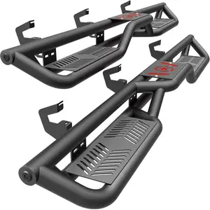 for Chevrolet Silverado Running Boards Compatible with 19-26 Chevy Silverado & GMC Sierra 1500, 20-25 Chevrolet Silverado/GMC Sierra 2500 HD 3500 HD Extended Cab Side Step | Yzona