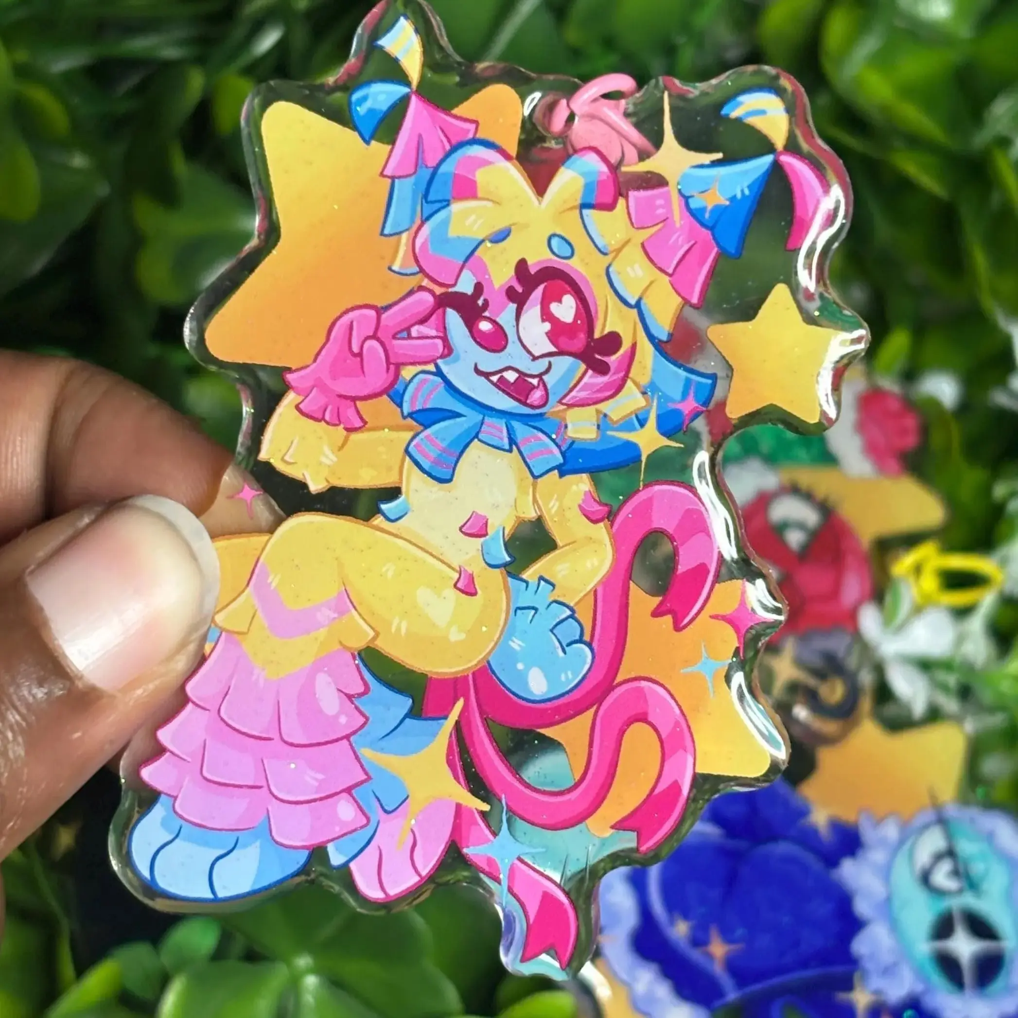 Dandy World Toon Keychain | Vee, Yatta, Astro, Bobbette | Dandy's