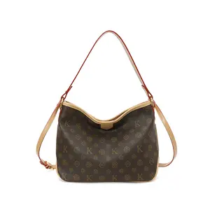 Stylish & Functional Crossbody Bag with Comfortable Adjustable Leather Strap Modern Vintage Design K Monogram Bag for Women Premium Hardware