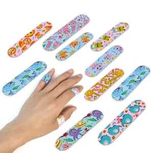 300pcs Colorful Fun Pattern Charming Animal Motifs Bandages, Cute Animal Design Foot & Body Care Patches, Durable Protection Stickers for Kids