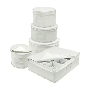 Sorbus 5 Piece Dinnerware Storage Set