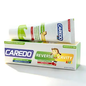 CAREDO Fluoride-Free Kids Toothpaste with Hydroxyapatite