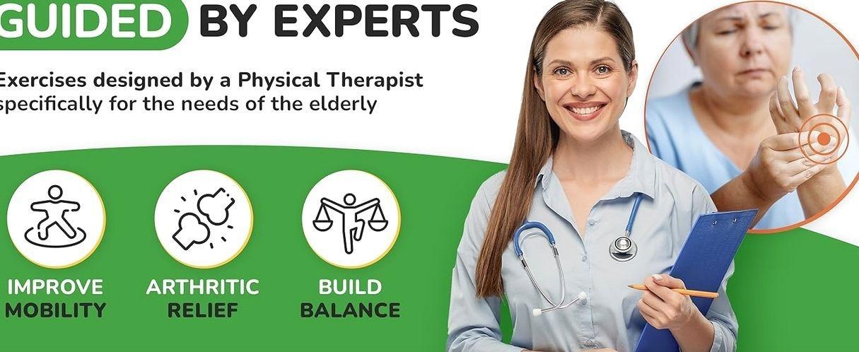 Squeeze Balls for Hand Therapy - Set of 4-Hand Exercise Balls for Arthritis & Carpal Tunnel - Stress Ball for Adults Therapy with Printed Guide Book and Videos