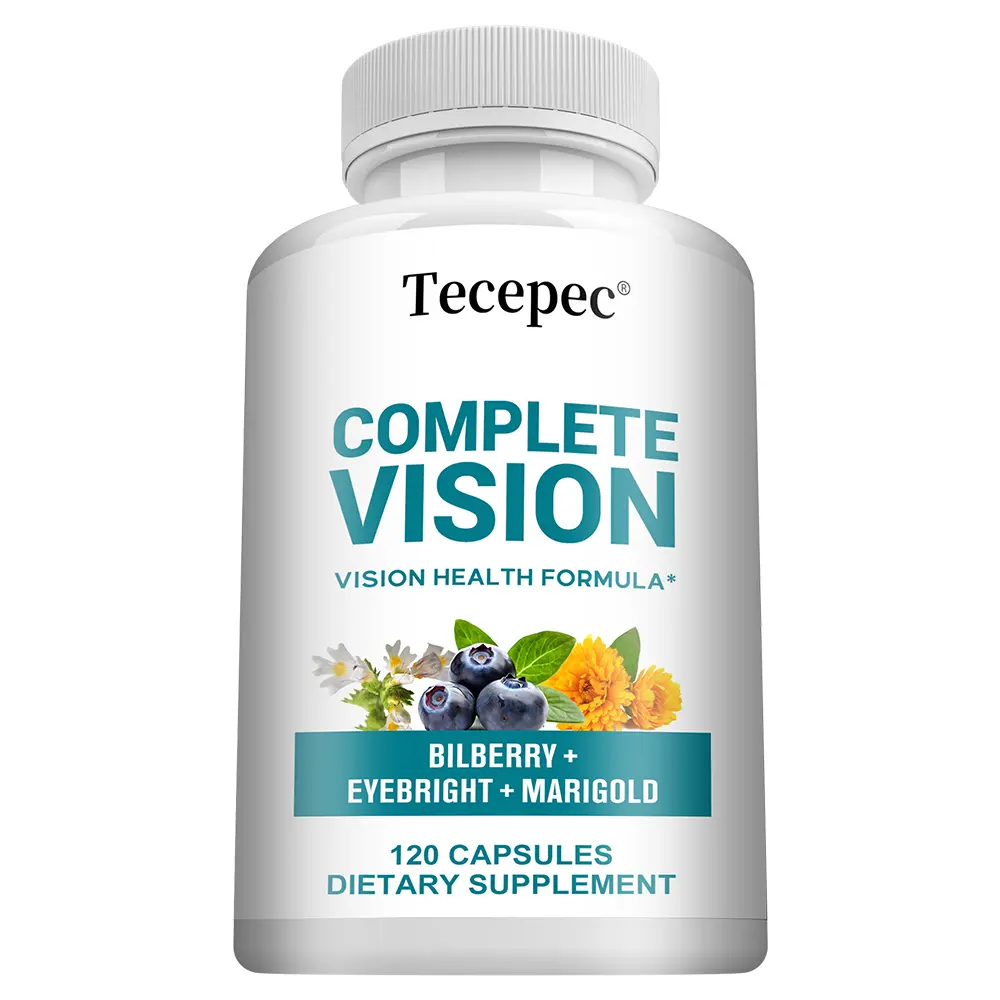 Tecepec Vision Health Supplement, supports eye health, 120 capsules