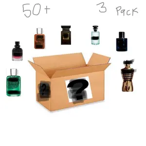 **pack of 3** Fashion Trends royal cologne Custom Logo Black Color with Red White Stripe Detai