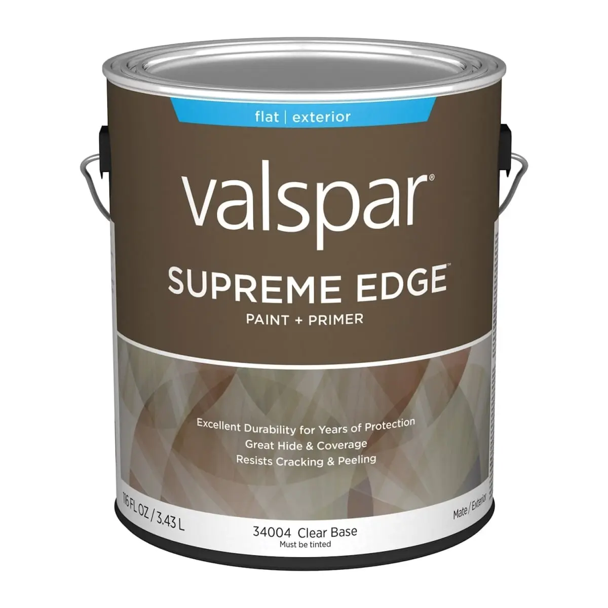 1 gal Supreme Acrylic Latex House Trim Paint & Primer, Clear
