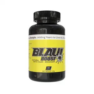 Blau Lifestyle Men’s Wellness Formula | Natural Herbal Blend with Fadogia Agrestis, Tongkat Ali, Ashwagandha, Magnesium & Zinc | 60 Capsules for Daily Wellness & Vitality