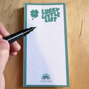 Lucky Little List - St Patrick’s Day Notepad