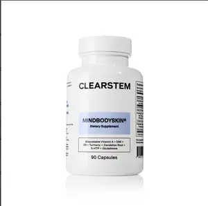 MINDBODYSKIN Hormonal Acne Supplement - Digestive Support, Liver Detoxifiers, Hormone Balancing, Mood Support, Reduces Stress, PMS Acne, Excess Oil, 90 Capsules