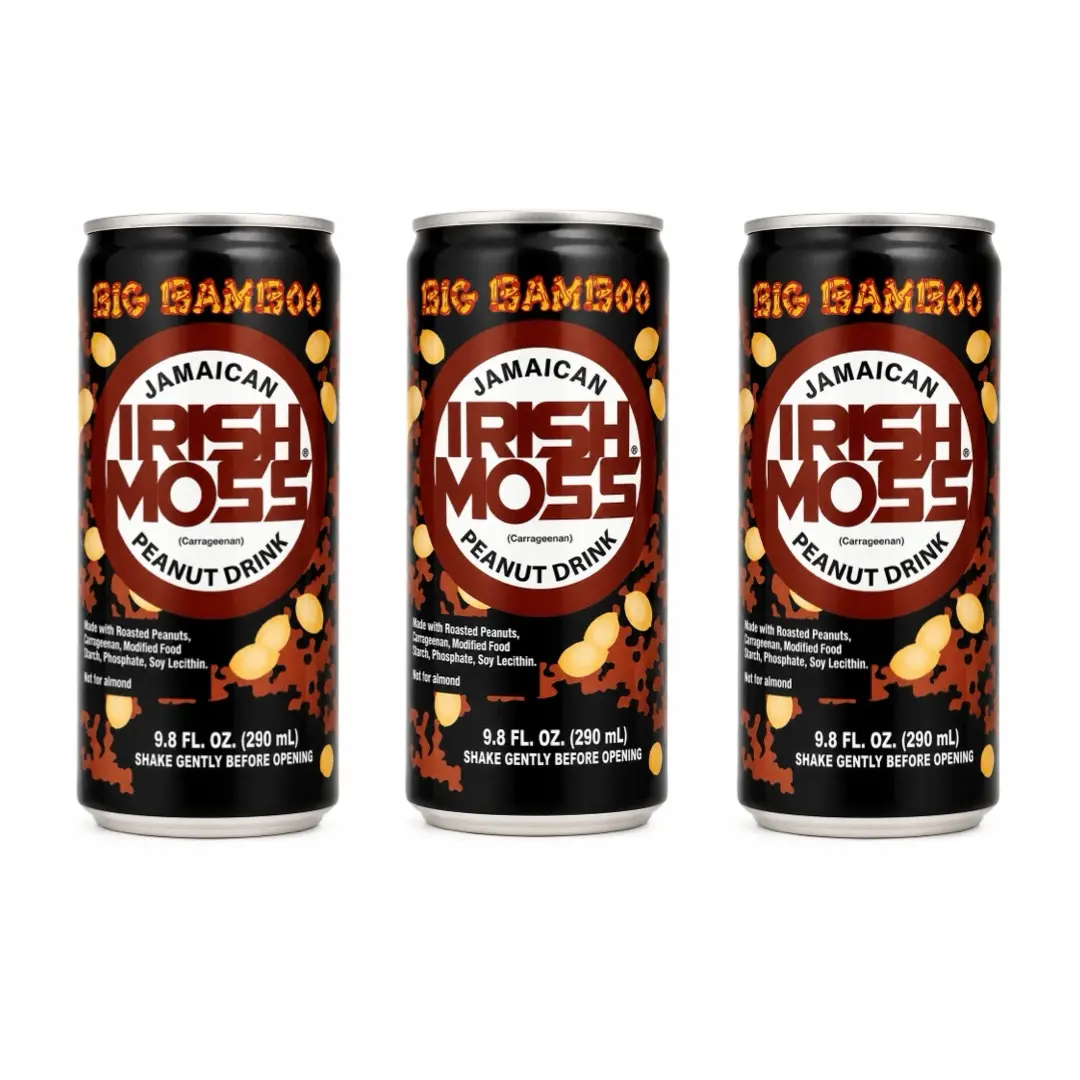 BIG BAMBOO JAMAICAN IRISH MOSS PEANUT 9.8OZ (PACK OF 3)