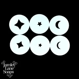 Stars and Moons 6 Piece Extruder Disc Set