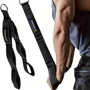 3-strand Muscle Training Rope, Cable Attachment Handle, Professional Fitness Pull Rope, Exercise Band for Home Gym Workout, Workout Straps