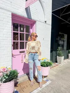 Heather High Rise Girlfriend Jeans