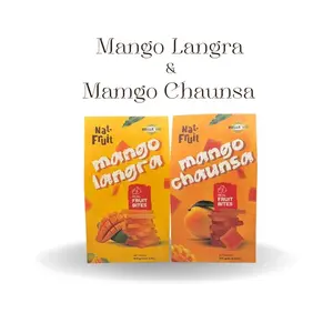 Freeze Dried Mango Bites - Natural Healthy Real Fruit Snack, Crispy Chunks Made with Multani Langra & Chaunsa Mango, No Preservatives, Kids' Snack