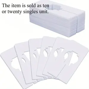 Closet Dividers For Hanging Clothes 5*2 Inches - Rectangle Clothing Size Dividers For Racks, 1.5x Wider White Closet Divider Set With Marker