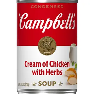 Campbell's Condensed Cream of Chicken Soup With Herbs, 10.5 oz Can