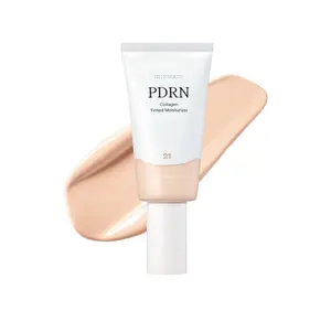 mixsoon PDRN Collagen Tinted Moisturizer - Skincare-Infused Base with Rice PDRN & Peptides, 24H Vibrant Glow & Luminous Hydration, 10 Shades 50ml / 1.69 fl.oz. Korean Glass Skin (No. 21 Soft)
