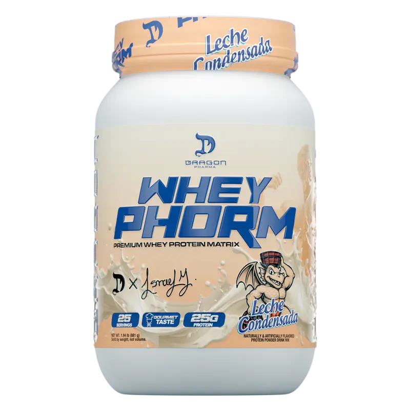 Dragon Pharma WheyPhorm - 25 Servings Whey Protein Concentrate - 25g Protein Per Serving