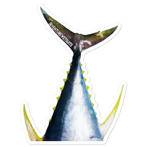 Ahi Tail Sticker