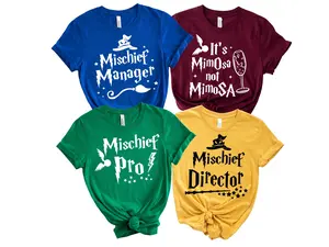 Custom Wizard Family Vacation Shirts: Universal Studios Matching Outfits