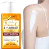 Vitamin C and Turmeric Brightening Body Lotion 200ml - Deep Moisturizing Firming, Firming, moisturizing, long-lasting moisturizing, brightening, soft and smooth light beige - Suitable for neck, arms, thighs and back Cosmetic Body Care Hydrating Body Care