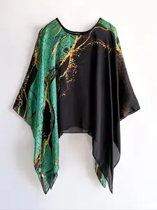 Random Pattern Printed Dragon Head Scarf, Fashionable Soft Lightweight Shawl for Women & Girls, Casual Versatile Scarf for Daily Wear