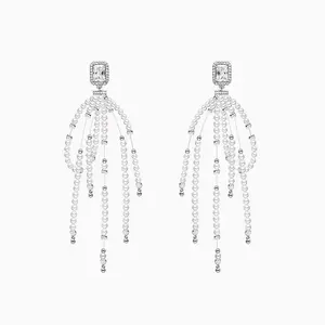 GIGI ARIA EARRINGS Brilliant sea of Stars Designer Earrings for Women 14K Gold Plated Dangle Jewelry