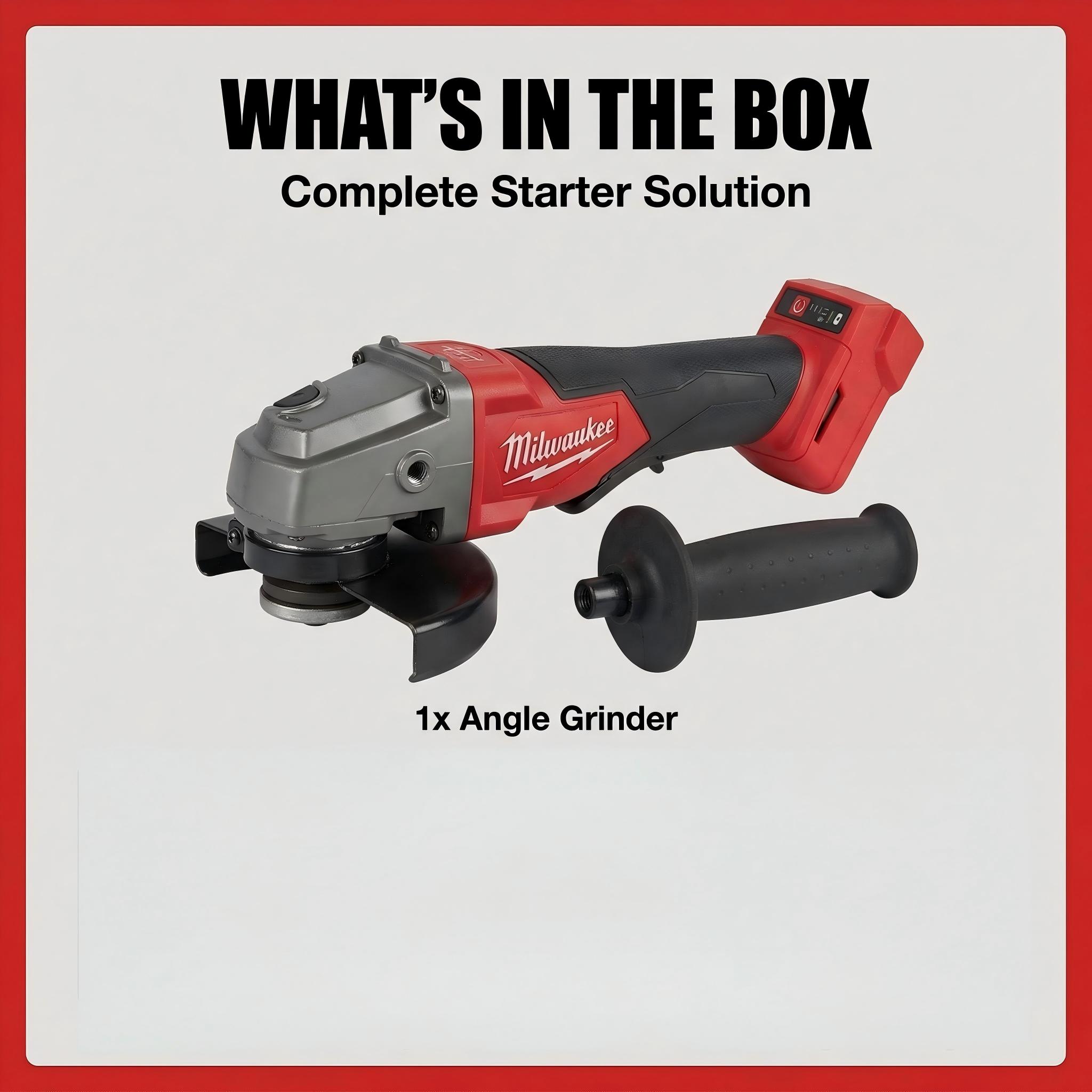 Milwaukee Brushless Grinder 125mm For Cutting Work tool kit set