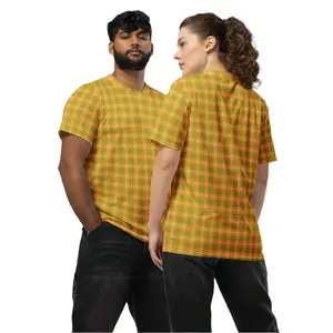 Unisex Sports Jersey - Orange & Green
