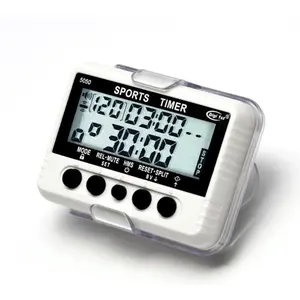 Professional Gym Timer with Audible/Visual Alerts - T-5050 Interval Timer, Pacer, and Stopwatch for Coaching, CrossFit, and Group Exercise