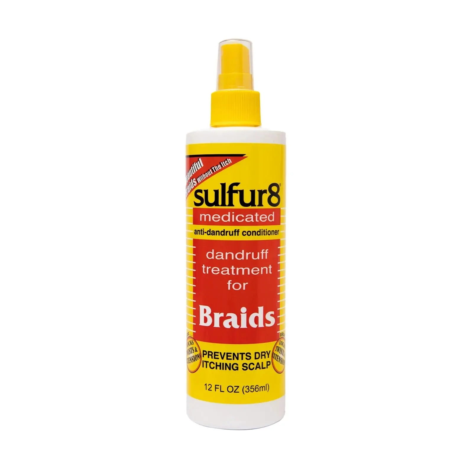 Sulfur 8 Dandruff Treatment For Braids 8 oz. Spray by Sulfur 8
