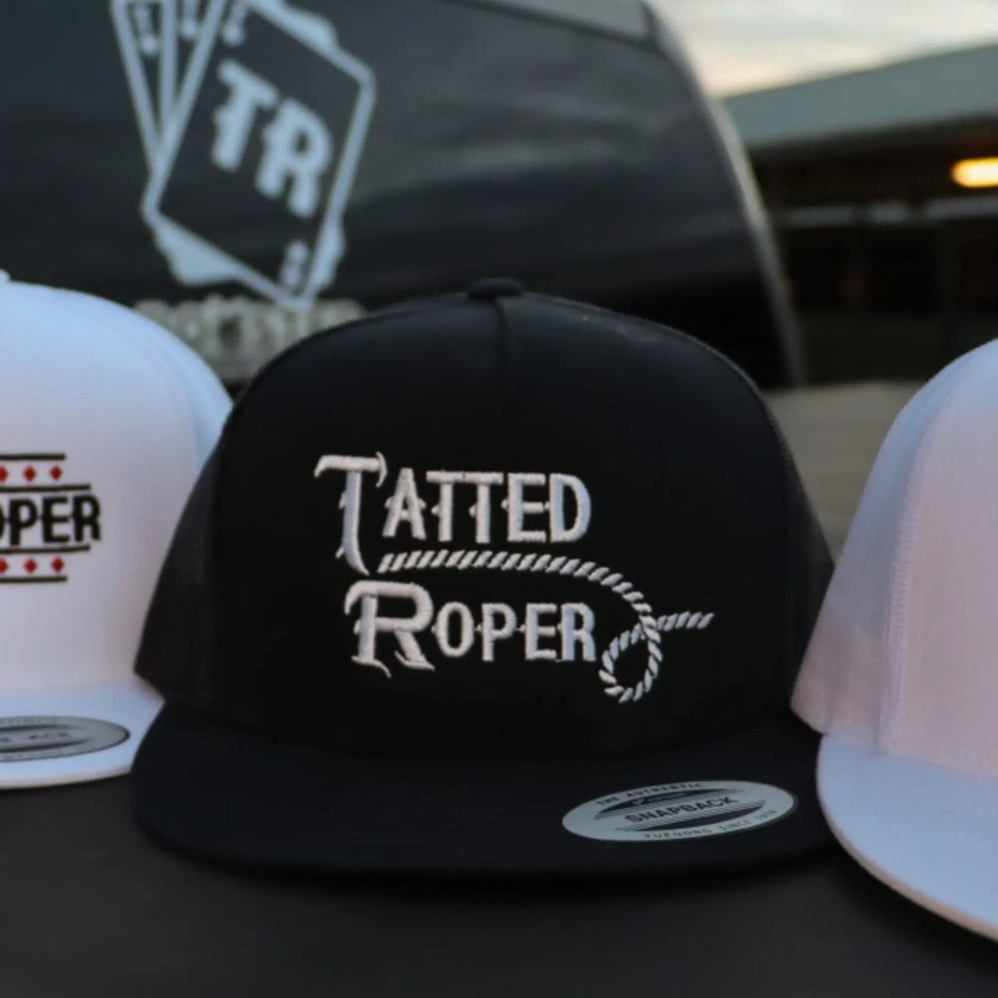 Tatted Roper Men's Embroidered Baseball Cap, Casual Fashion Hat with Bold Stitching for Comfortable Everyday Wear