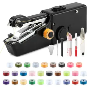 Sewing Machine, Sewing Machine, Easy to Use Sewing Machine, for Beginners, Mini Sewing Machine for Home Travel Diy, Black, 23*15*5cm, 22369953