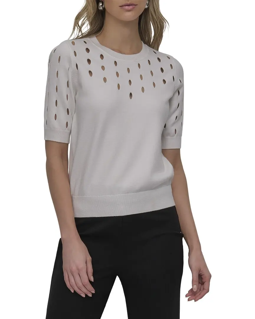 DKNY Cutout Detail Sweater