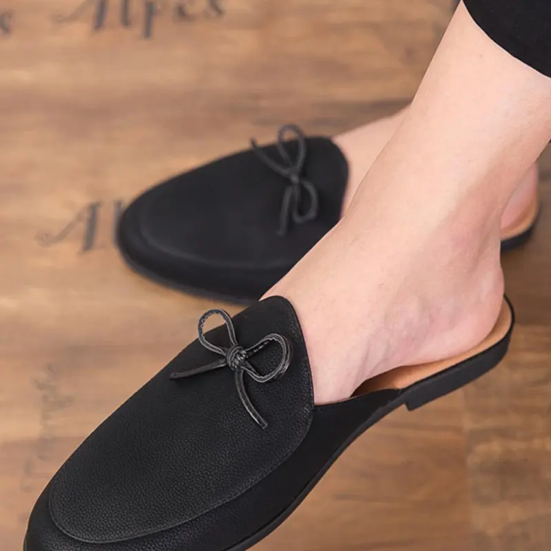 Men's Casual Solid Color Slip on Loafers, Breathable Comfortable Flat Shoes, Fashionable Shoes for Daily Wear, Boy, Footwear