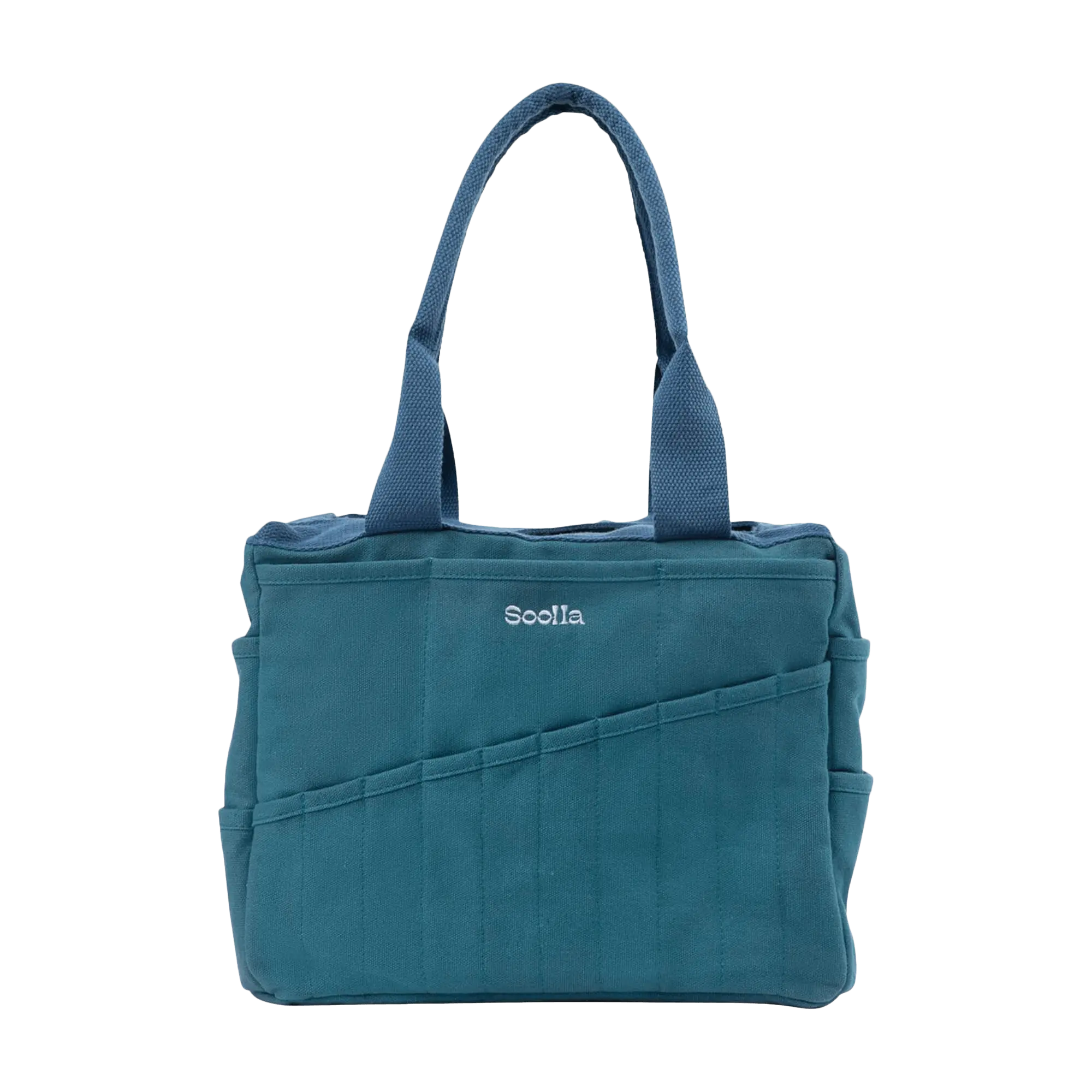 Soolla® Studio Bag, Aquamarine, Pottery Tool Bag, Craft Organizer, Knitting Bag, Crochet Yarn Tote