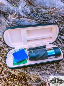 Golf Scope 50-200 Yards/Meters Rangefinder Black w/ Carrying Case