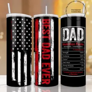 Dad | 20oz Skinny sublimation tumbler transfer print out (TRANSFER ONLY, NOT A FINISHED TUMBLER)