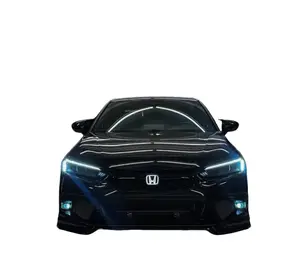 Xgen Civic LED Emblem 2022-2026 Chrome Gloss Black Front Grill Only Dynamic Start-Up White Light Up Car Decoration