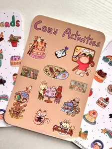 Cozy Activities Sticker Sheet