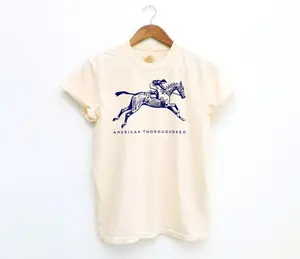 Horse Racing Shirt, Kentucky Derby Sweatshirt, Equestrian Racing Fan Gift, Thoroughbred Lover Tee