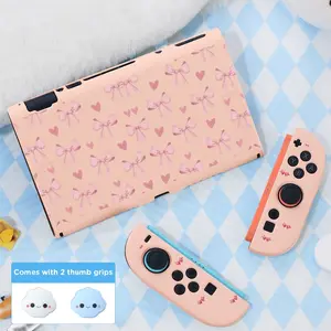 Suitable for Nintendo Switch 2 case, Game console accessories, removable cover, TPU soft shell, comes with two thumb joystick caps, 2025 new model, 7-inch protective case, multiple colors available, perfect for gifts