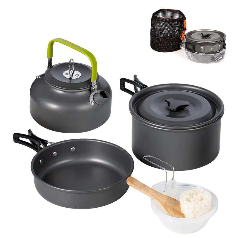 TOAKS Titanium Frying Pan With Foldable Handle – 145mm Lightweight Camping Cookware - View #2