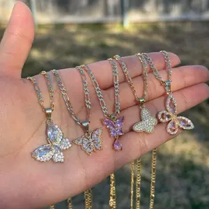 Butterfly Gold Plated Necklace