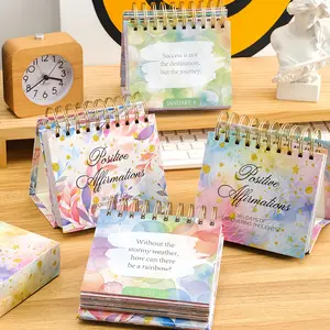 2026 Inspirational Quote Desk Calendar, Creative Motivational Women Desktop Decor, 365 Day Perpetual Calendar for Office & Room Decoration, Productivity Planner