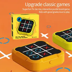 3-in-1 electronic tic-tac-the-clock game, portable digital Tic-tac-the-clock fast attack game, a portable educational toy suitable for both children and adults, an ideal gift for children and adults